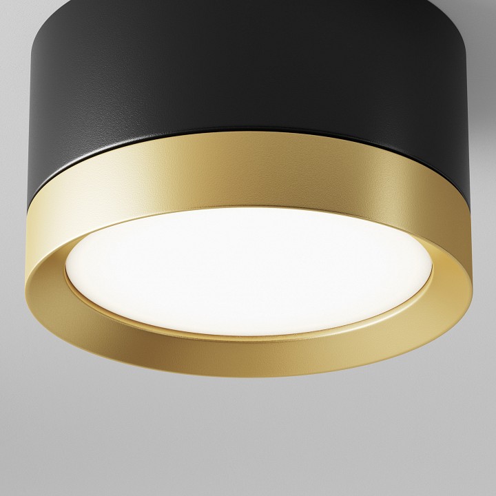 Накладной светильник maytoni hoop c086cl-gx53-srd-bg