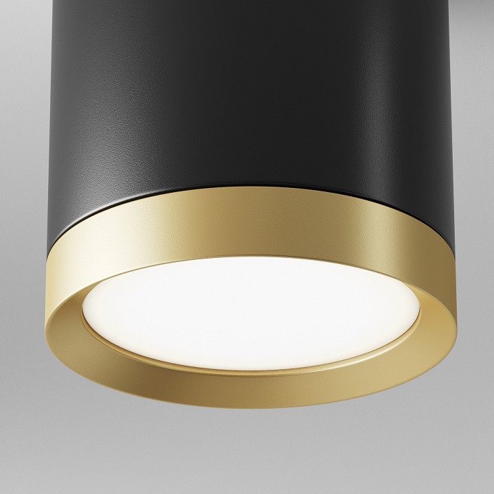 Накладной светильник maytoni hoop c086cm-gx53-mrd-bg