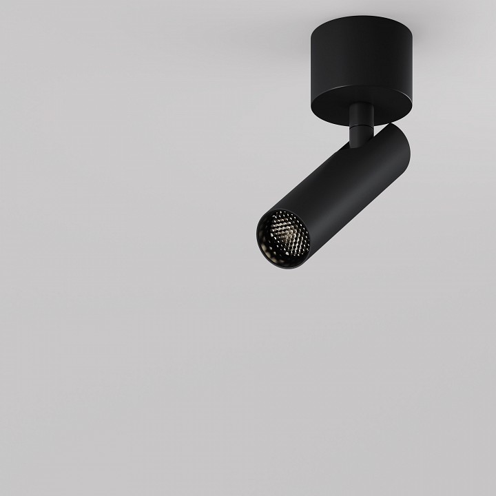 Светильник на штанге maytoni focus t c141cl-l125-6w4k-b