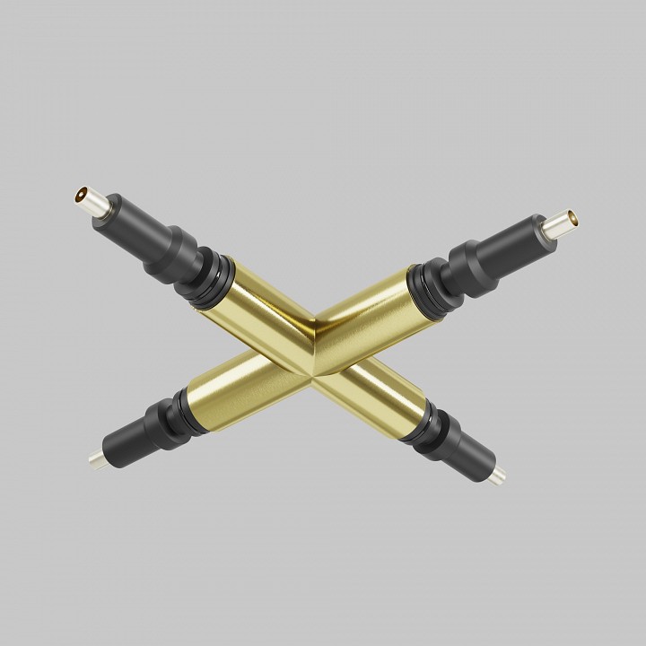 Соединитель x-образный для модульных светильников maytoni accessories for system axity ca008tx-bs
