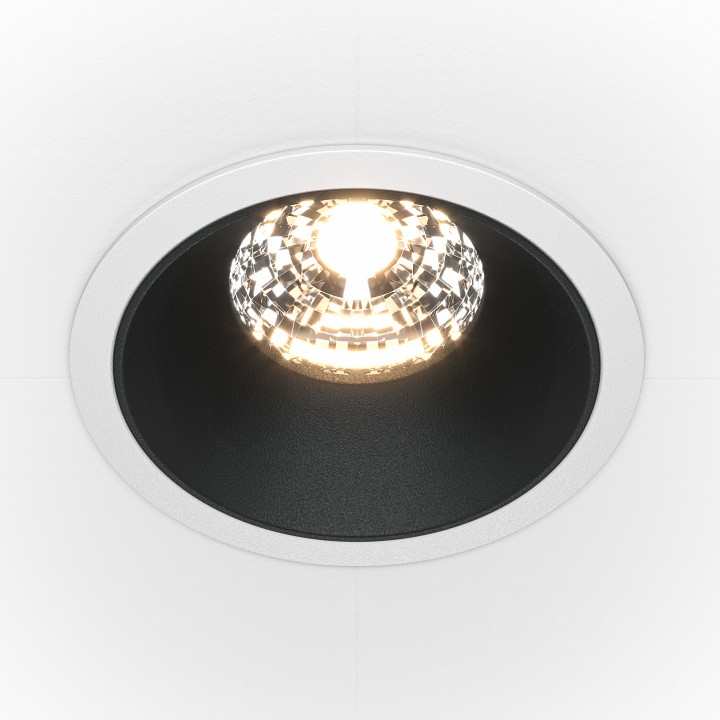 Встраиваемый светильник maytoni alfa dl043-01-15w3k-rd-wb