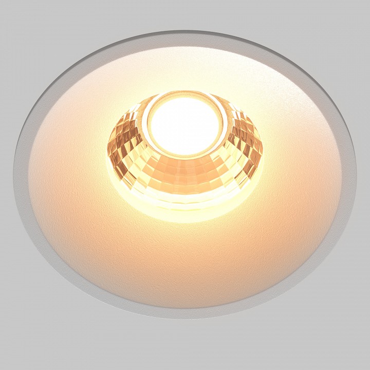 Встраиваемый светильник maytoni round dl058-12w2.7k-w
