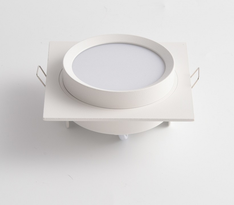 Встраиваемый светильник maytoni hoop dl086-gx53-sq-w