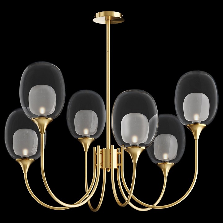 Люстра на штанге maytoni aura mod016pl-06bs