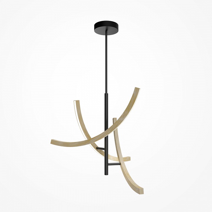 Люстра на штанге maytoni wabi mod428pl-l27bk