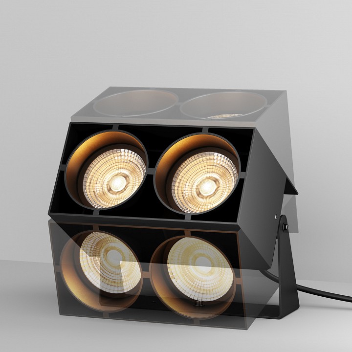 Настенный прожектор maytoni spot o486fl-l10gf3k