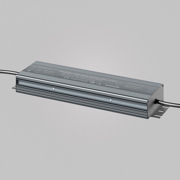 Блок питания с проводом maytoni power supply magnetic psl008-300w-48v-ip67