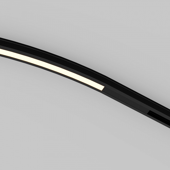 Встраиваемый светильник гибкий maytoni flex tr186-1-16w2.7k-b