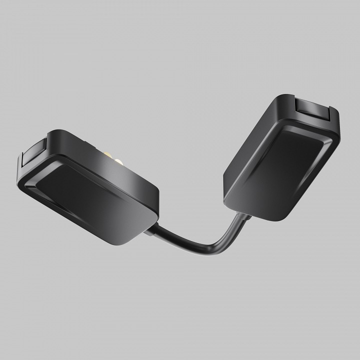 Соединитель гибкий для треков maytoni accessories for tracks radity tra084cpc-b-12