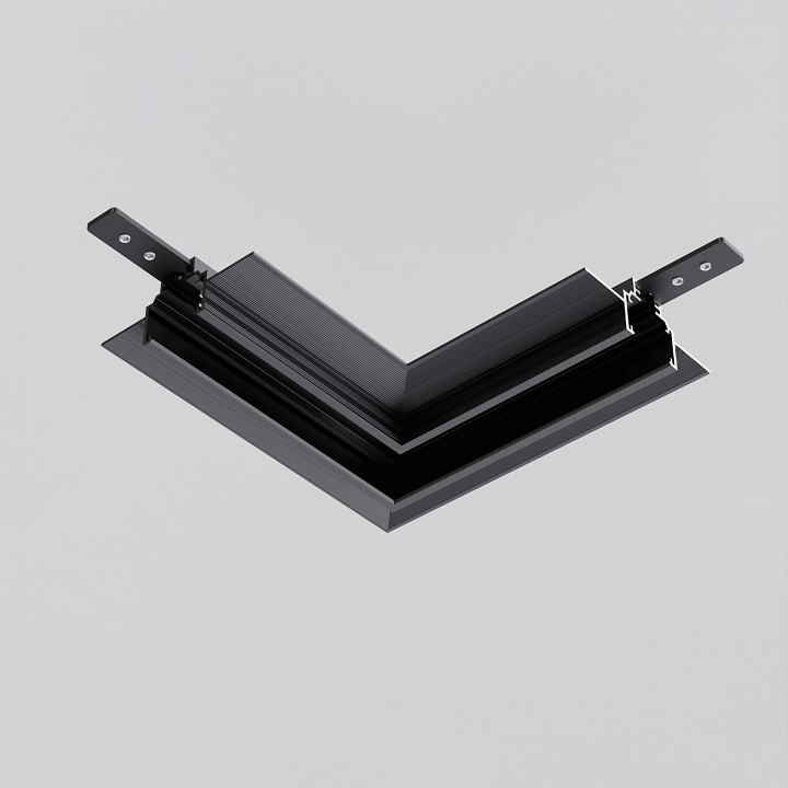 Соединитель угловой l-образный для треков встраиваемых maytoni accessories for tracks exility tram034cl-42b