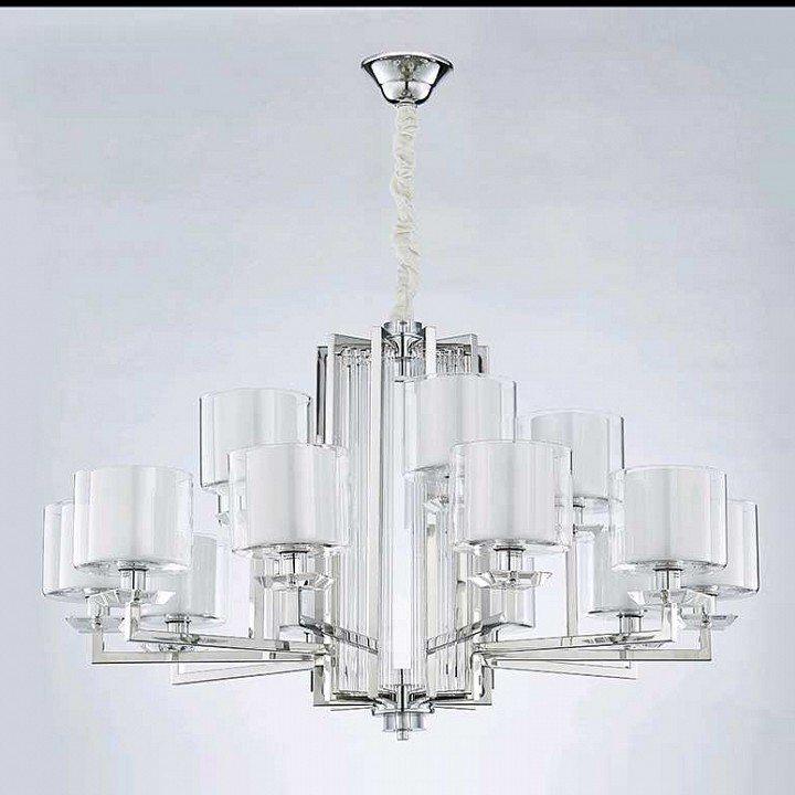 Подвесная люстра newport 4400 4410+5/c chrome
