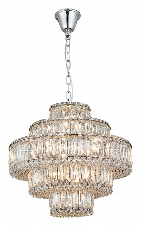 Подвесная люстра newport 8450 8459+6/c chrome