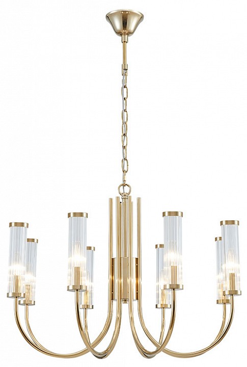 Подвесная люстра newport 4550 4558/c gold