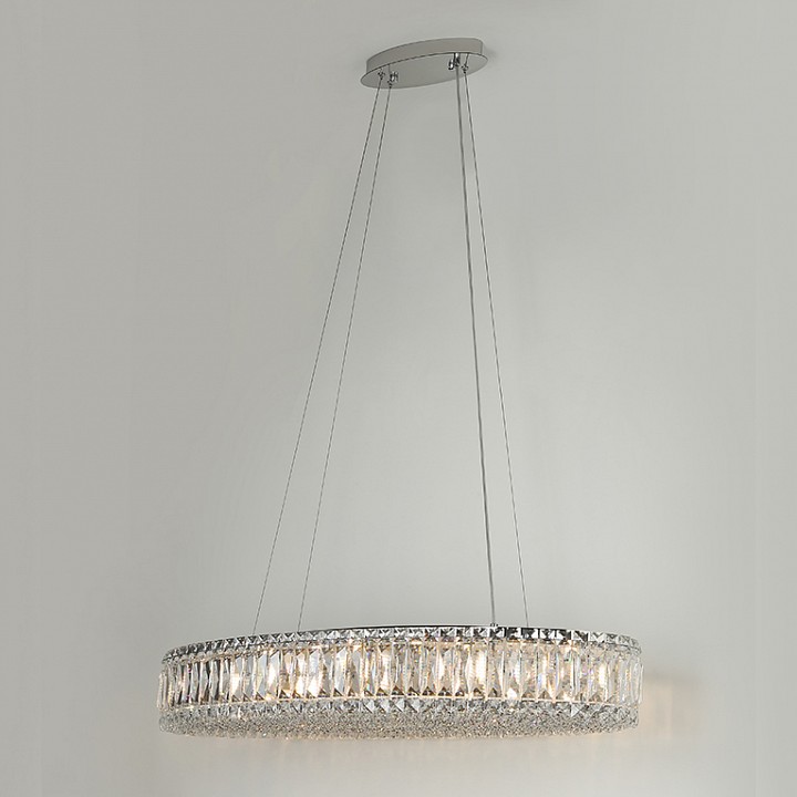 Подвесная люстра newport 8450 8458/s chrome