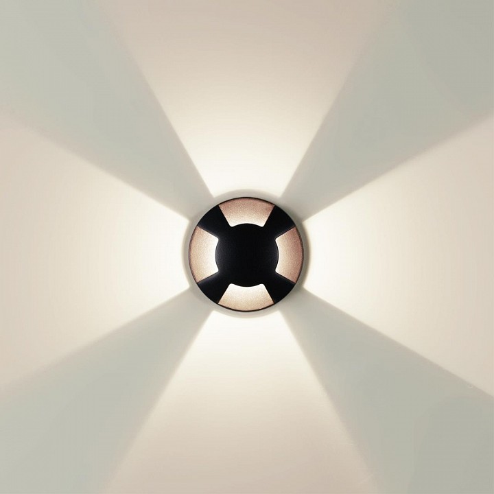 Встраиваемый в дорогу светильник odeon light wald 6662/3gl3