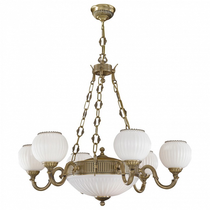 Подвесная люстра reccagni angelo 9250 l 9250/6+2