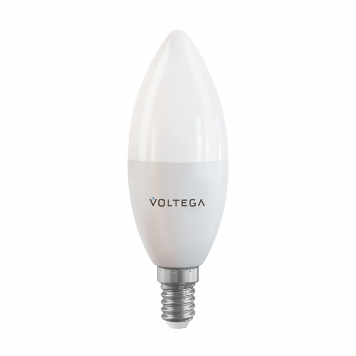 Лампа светодиодная с управлением через wi-fi voltega wi-fi bulbs e14 5вт 2700-6500k 2427