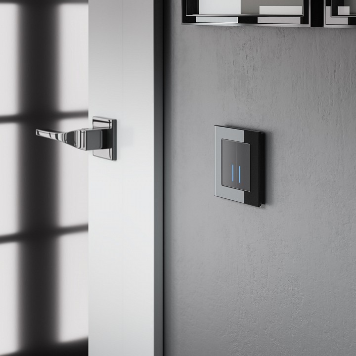 Рамка на 1 пост werkel favorit (черный) w0011108