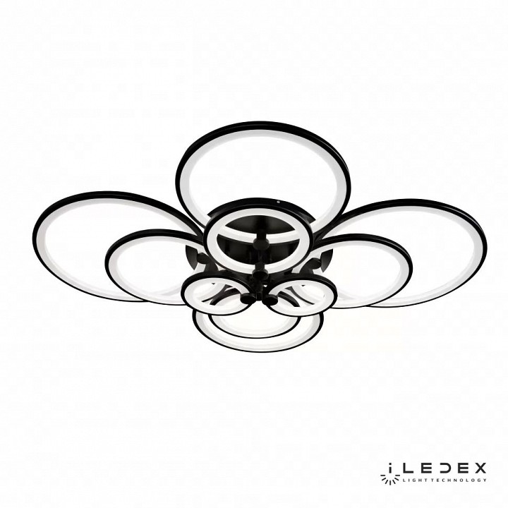 Потолочная люстра iledex ring a001/10 bk