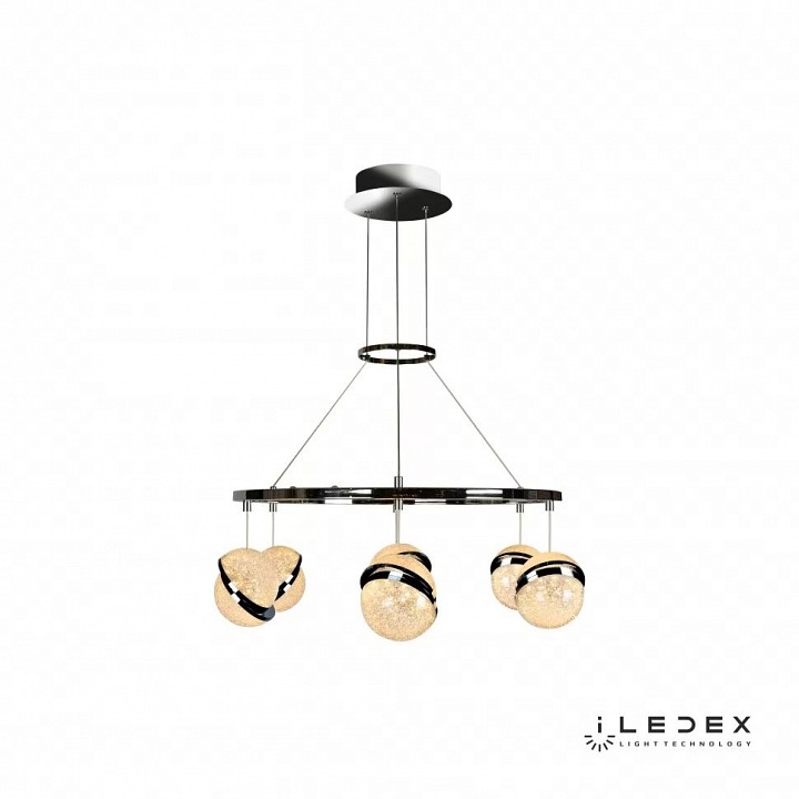Подвесная люстра iledex crystal ball c4474-6 cr