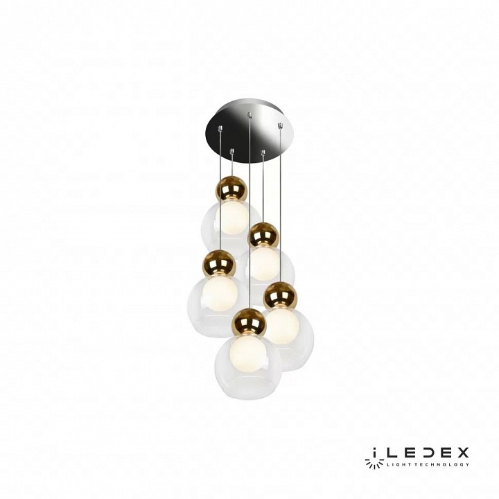 Подвесной светильник iledex blossom c4476-5r gl