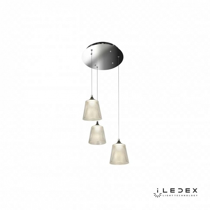Подвесной светильник iledex flora wd8007-3 cr