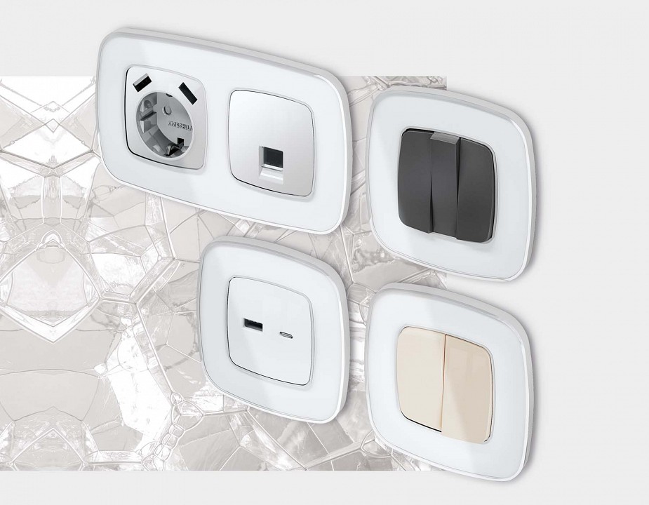 Рамка на 3 поста ambrella volt coint of640133