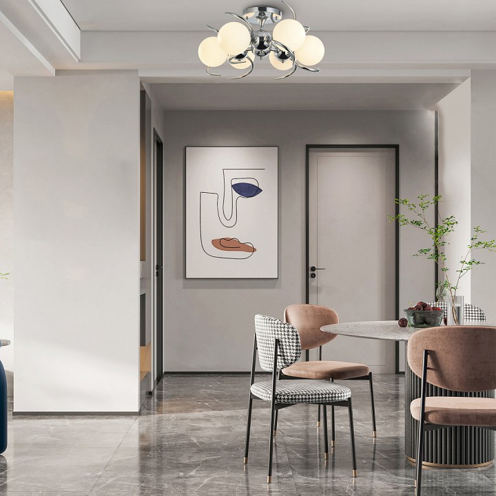 Люстра на штанге arte milano neapolis-71007 271007/6c ni