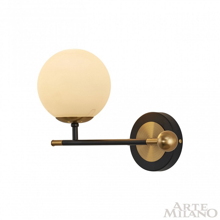 Бра arte milano neapolis-72708 272808/1b bk/gd