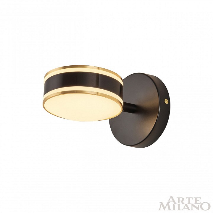 Бра arte milano ferrara-71040 277599/1b bk/gd