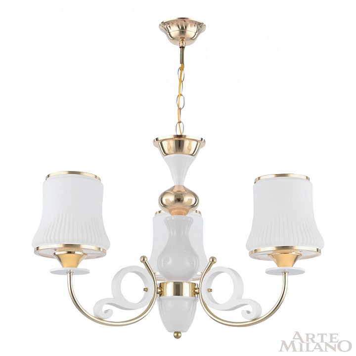Подвесная люстра arte milano florentia-1097 301097/3 wh/gd