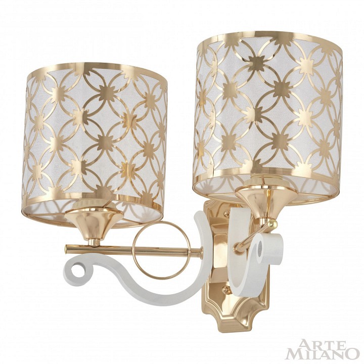 Бра arte milano florentia-3097 303097/2w wh/gd