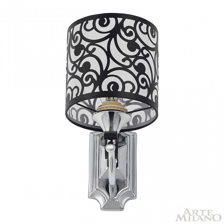 Бра arte milano florentia-4957 304957/1w bk/ni