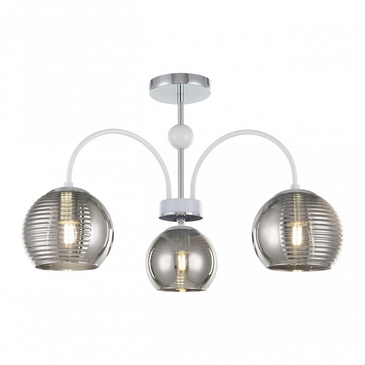 Люстра на штанге arte milano napoli-320719 320719/3 cr+wh