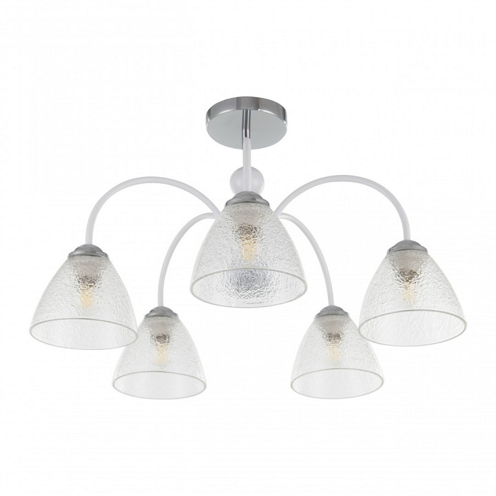 Люстра на штанге arte milano napoli-321410 321410/5 cr+wh