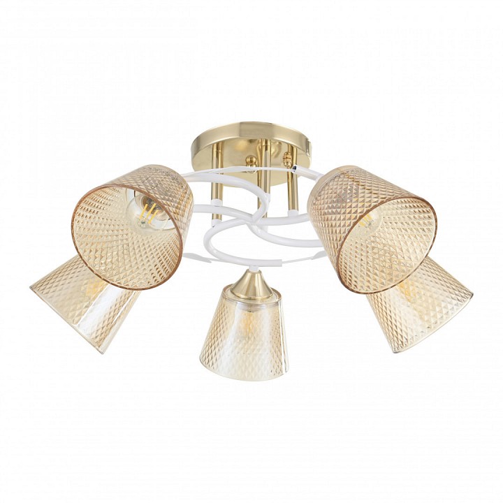 Потолочная люстра arte milano amalfi-323006 323006/5 fg+wt