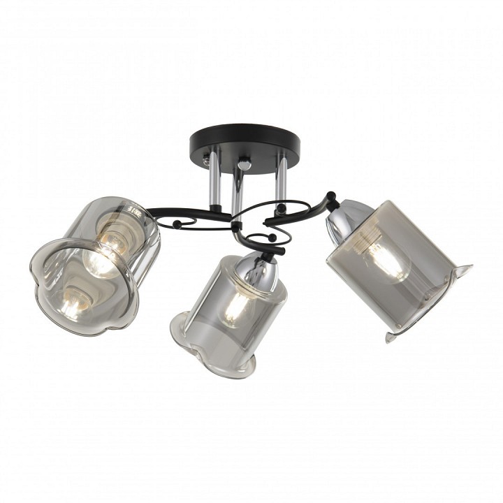Потолочная люстра arte milano amalfi-323219 323219/3 cr+bk