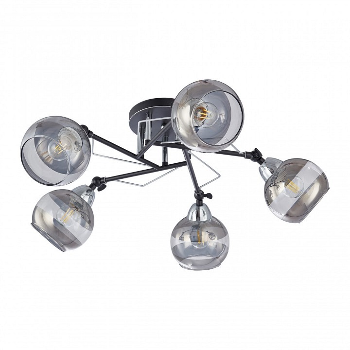 Потолочная люстра arte milano amalfi-323685 323685/5b bk+cr