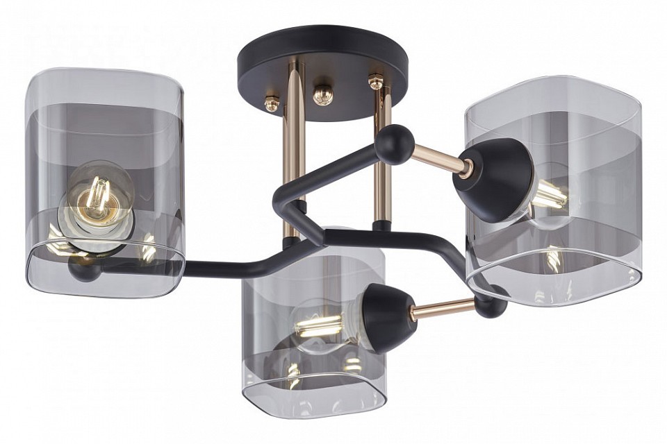 Потолочная люстра arte milano amalfi-324308 324308/3 bk+fg