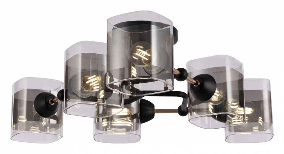 Потолочная люстра arte milano amalfi-324308 324308/6 bk+fg