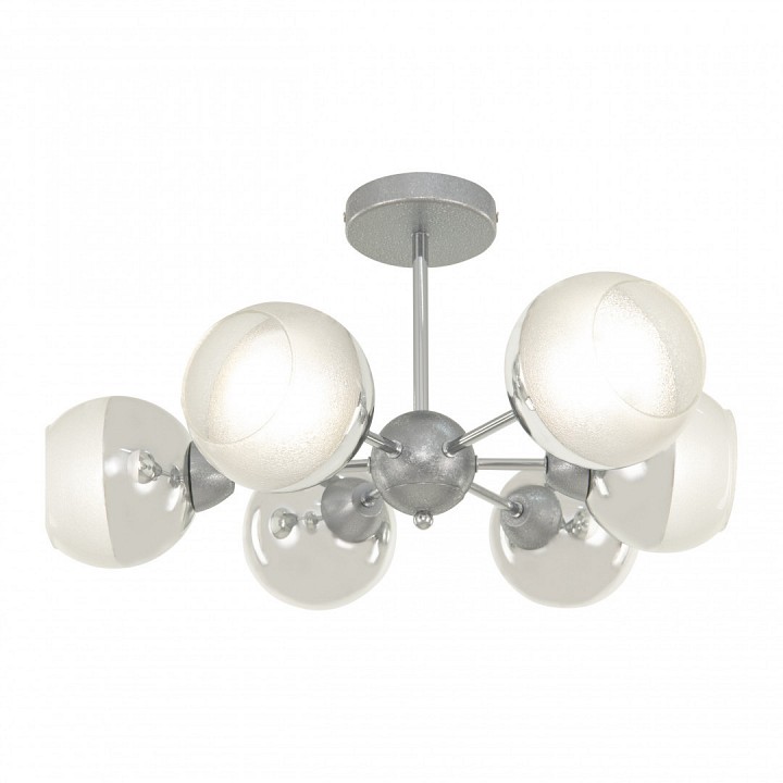 Люстра на штанге arte milano napoli-327007 327007/3+3 cr