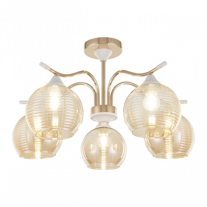 Люстра на штанге arte milano napoli-327619 327719/5 fg+wh