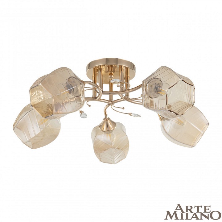 Потолочная люстра arte milano amalfi-328106 328106/5 fg