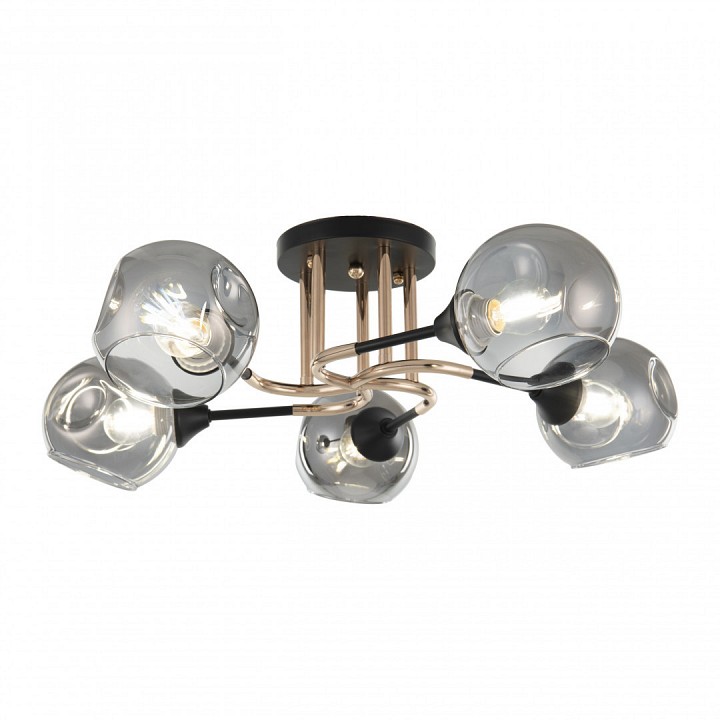 Потолочная люстра arte milano amalfi-328419 328419/5 fg+bk