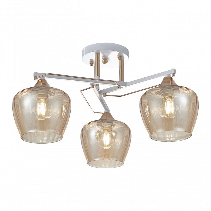 Потолочная люстра arte milano amalfi-329508 329508/3 wh+fg