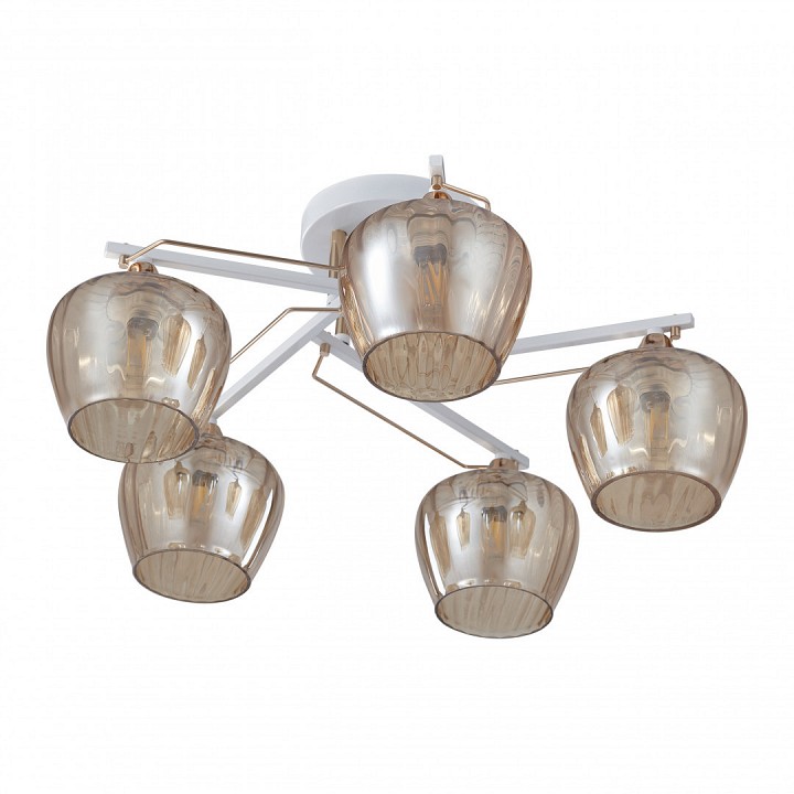 Потолочная люстра arte milano amalfi-329508 329508/5 wh+fg