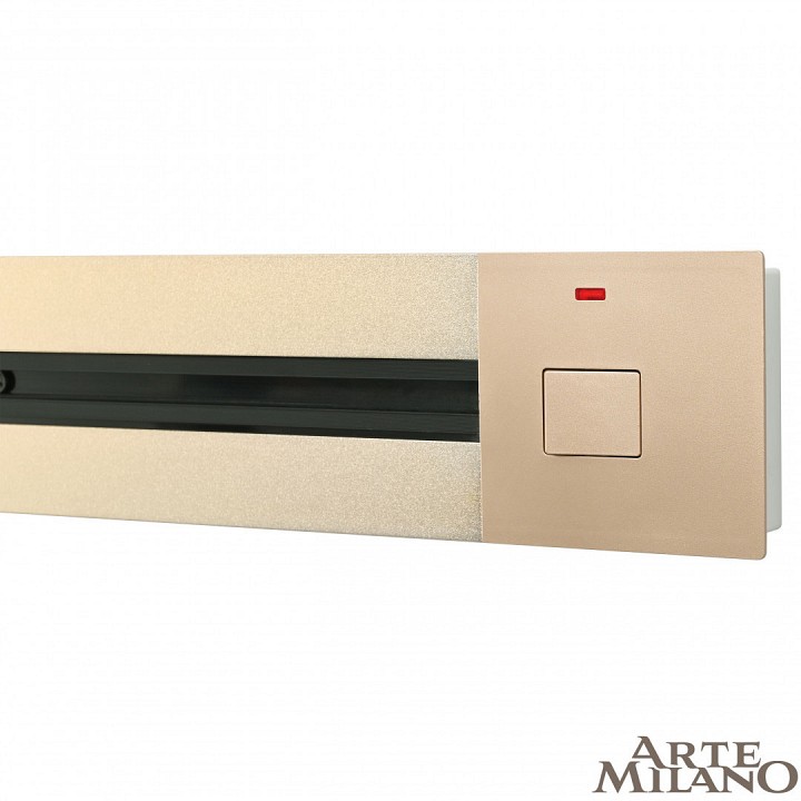 Трек встраиваемый arte milano am-track-sockets 385201tbb/100 gold