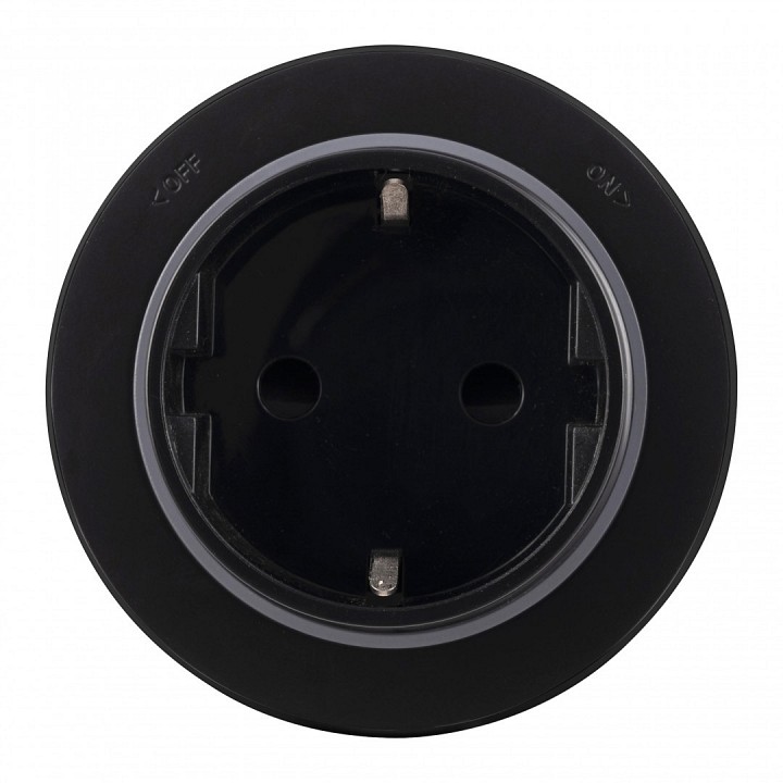 Розетка с заземлением на треке arte milano am-track-sockets-39 397951ts/es black