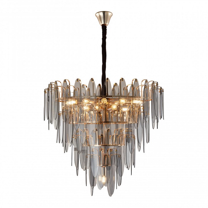 Подвесная люстра arte milano am-7753b 8753b.d800.h750.e14.19 g