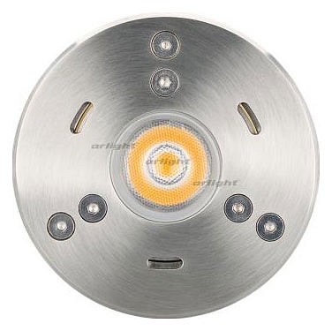 Встраиваемый в дорогу светильник arlight kt-aqua-r85-7w warm3000 (sl, 25 deg, 12v) 024938